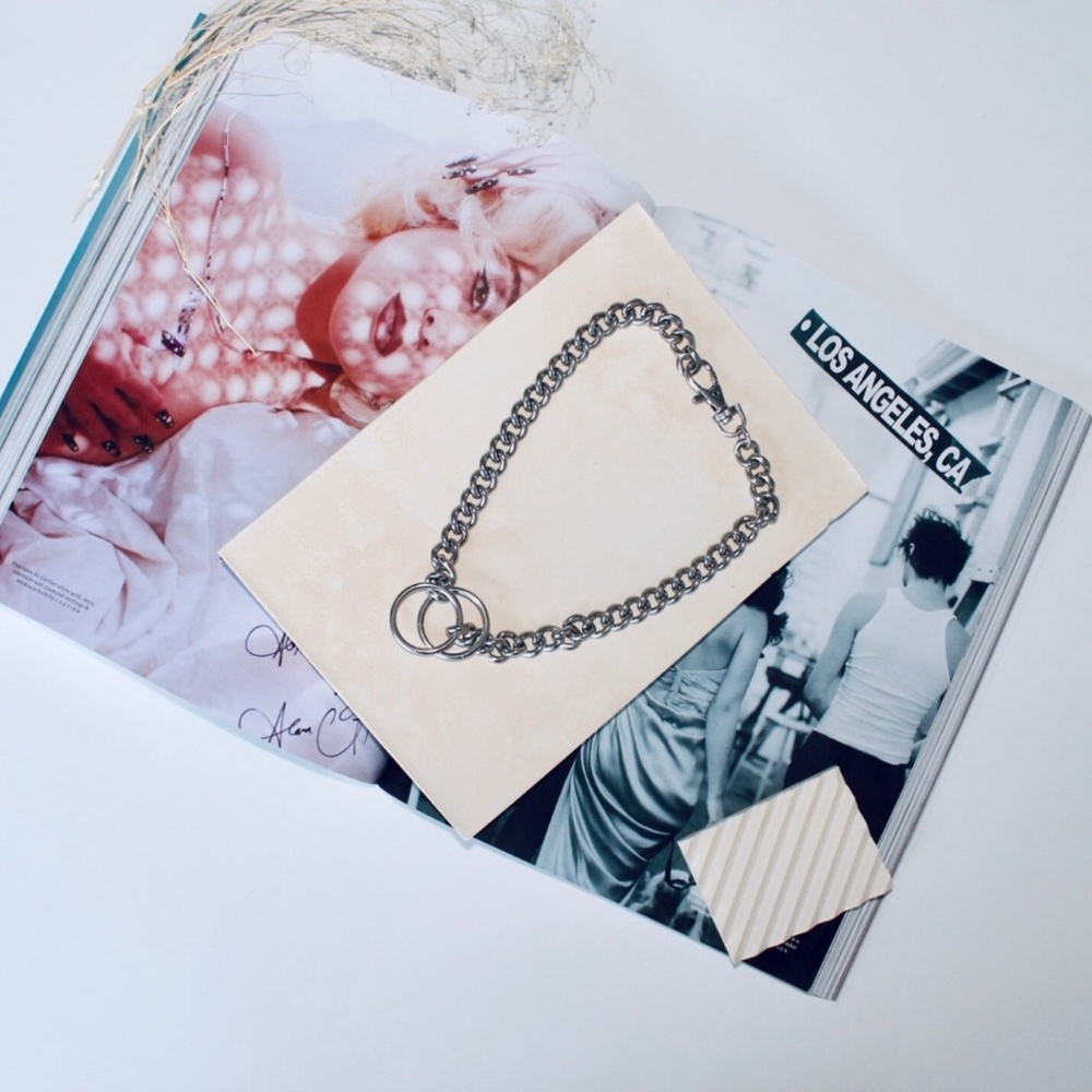 CUBAN LINK Double Ring Necklace